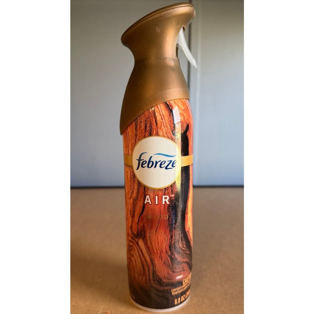 New Febreze Air Mist Wood Air Freshener Discontinued 8.8 oz‎ Amber Oud Cedar
